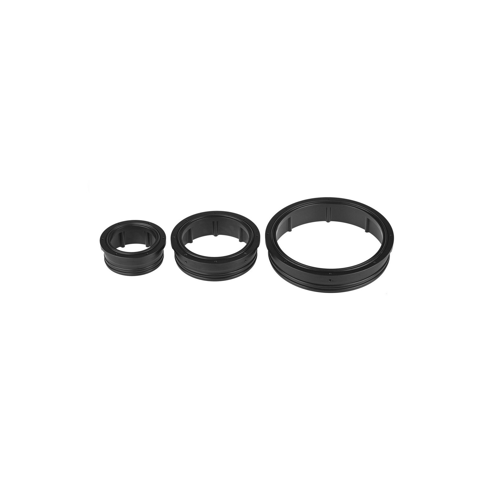 Anodised aluminium subsea flange with double O-ring sealing groove for pressure vessel end-caps