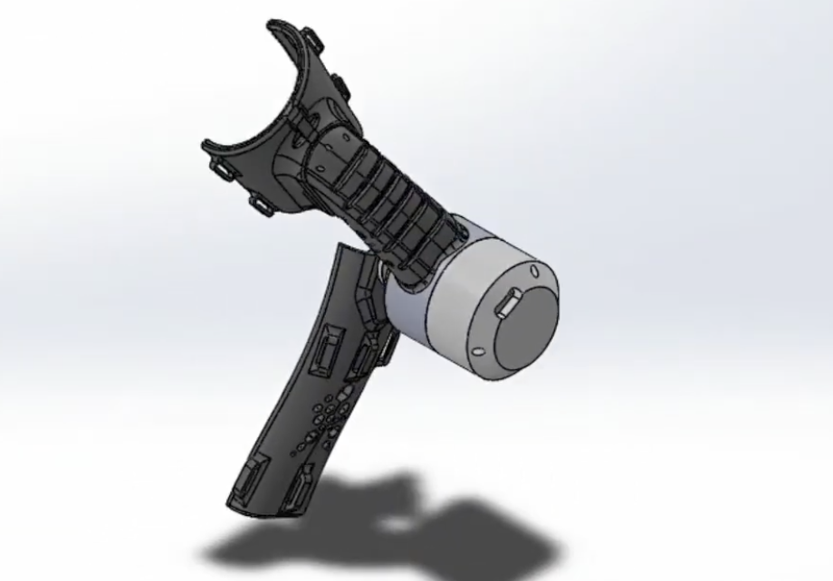 Design and development of an exoskeleton — project visual 2