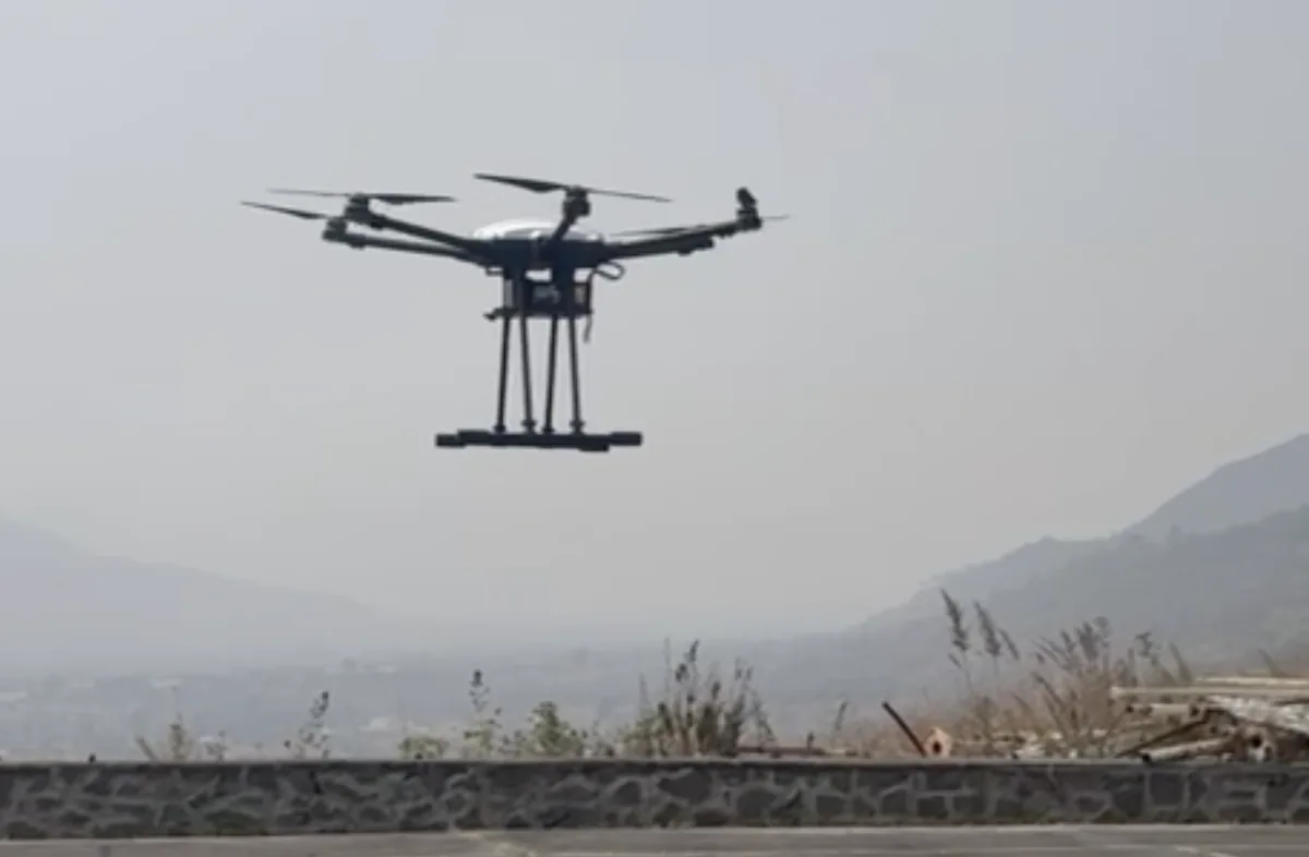 Design and development of a hexacopter drone for ARDE — project visual 2