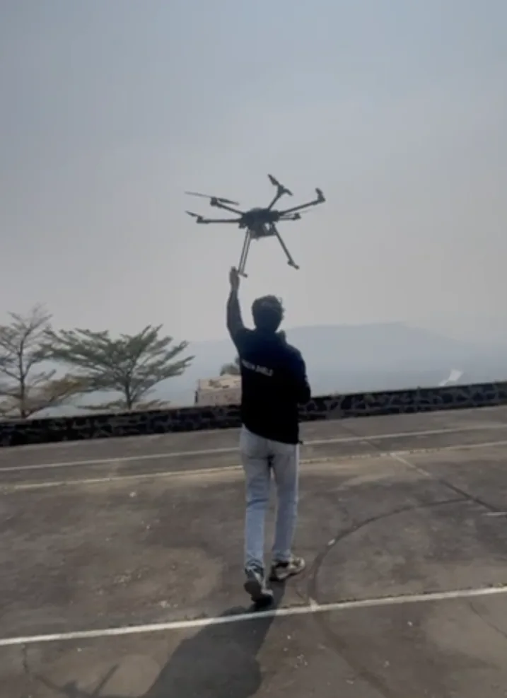 Design and development of a hexacopter drone for ARDE — project visual 1